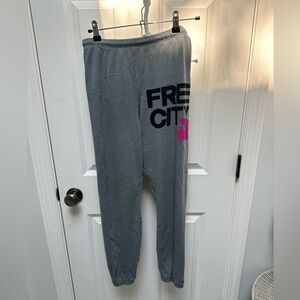 Gently worn (3-4 times max) Free City size small joggers/sweats.